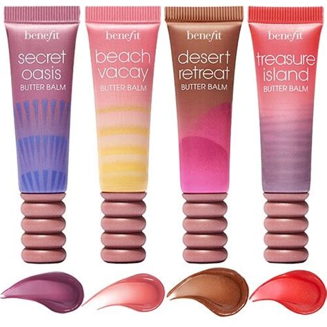 benefit butter balm swatches